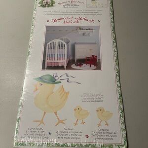 Susan Branch Nursery Wall Art Set. Chickens